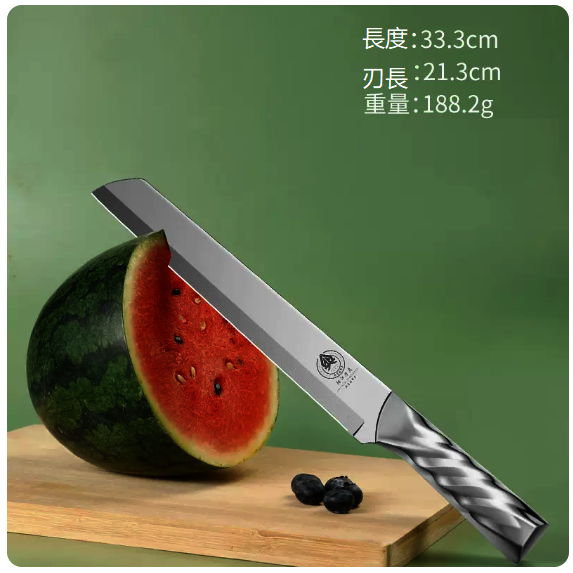 爆款刀具（全鋼波浪柄西瓜刀）