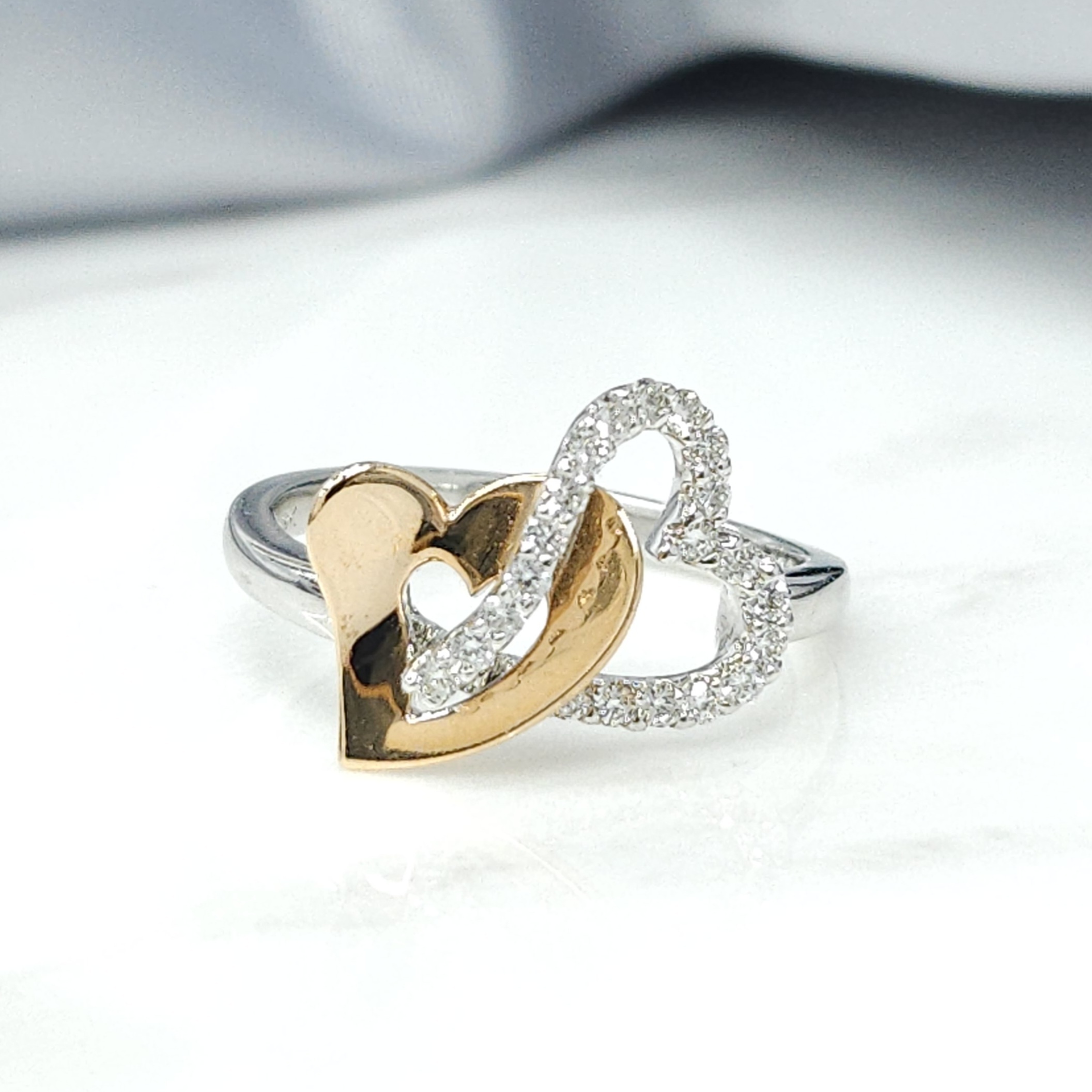 全新18K金21份鑽石戒指