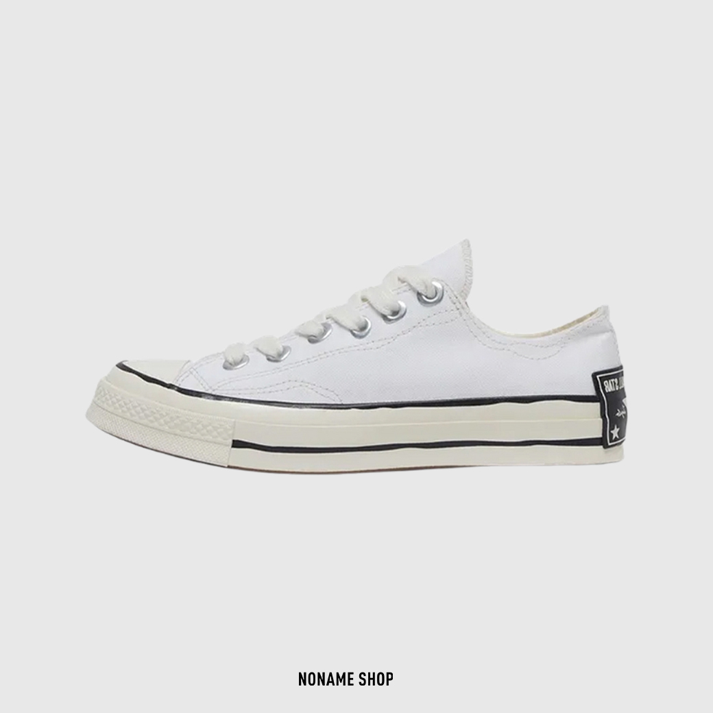 CONVERSE CHUCK 1970 粗鞋帶 低統 帆布鞋 白色奶油底 (男/女同款)