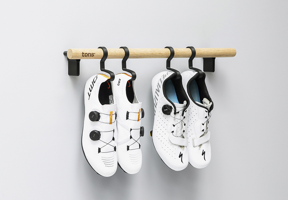 【Tons Bike】自行車裝備收納掛架 - 黑色 / 橫式C