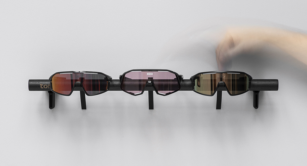 【Tons Bike】自行車裝備收納掛架 - 黑色 / 橫式D