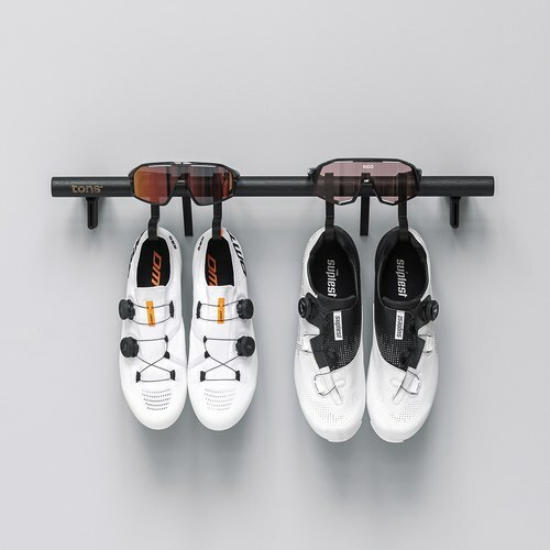 【Tons Bike】自行車裝備收納掛架 - 黑色 / 橫式E