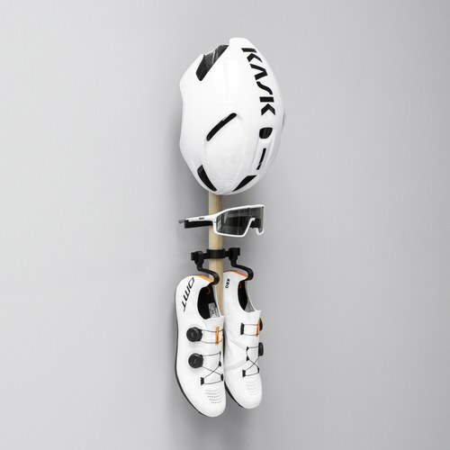 【Tons Bike】自行車裝備收納掛架 - 淺木色 / 直式