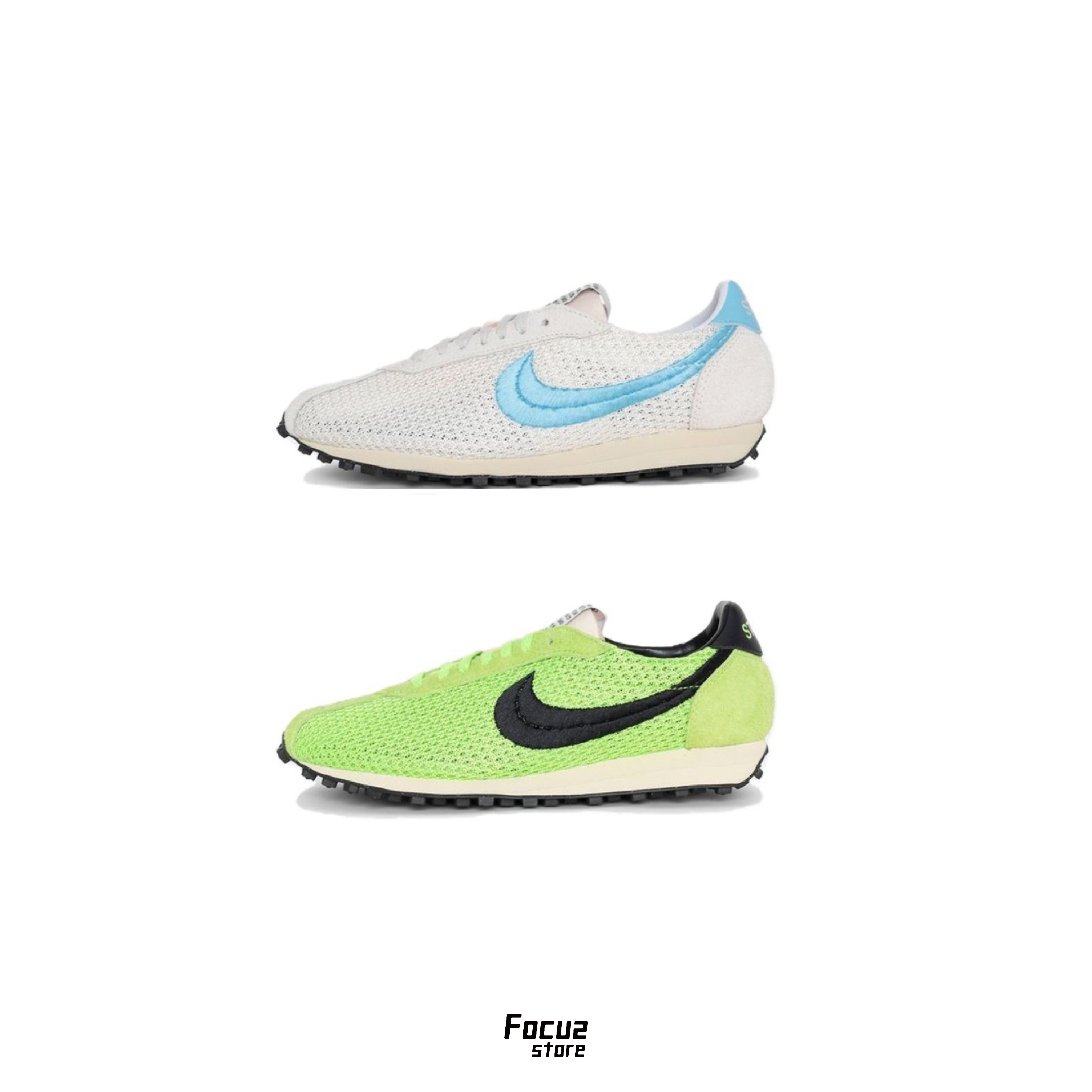 【Focus Store】預購 Stussy x Nike LD 1000 SP "Phantom Aquarius Blue" / "Action Green" 米白藍/綠黑 FQ5369-001/FQ5369-300