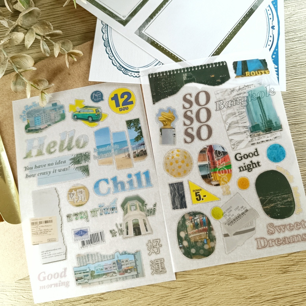 fafa製造所．曼谷 轉印貼紙