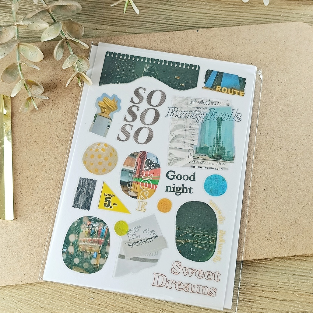 fafa製造所．曼谷 轉印貼紙