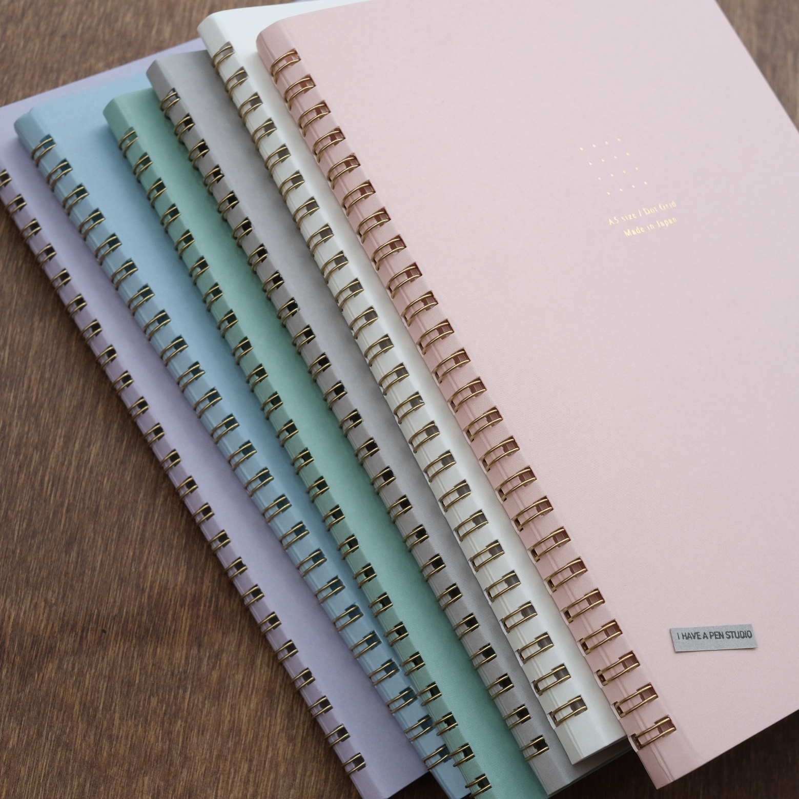 點點彩色線圈筆記本A5｜MIDORI 日本