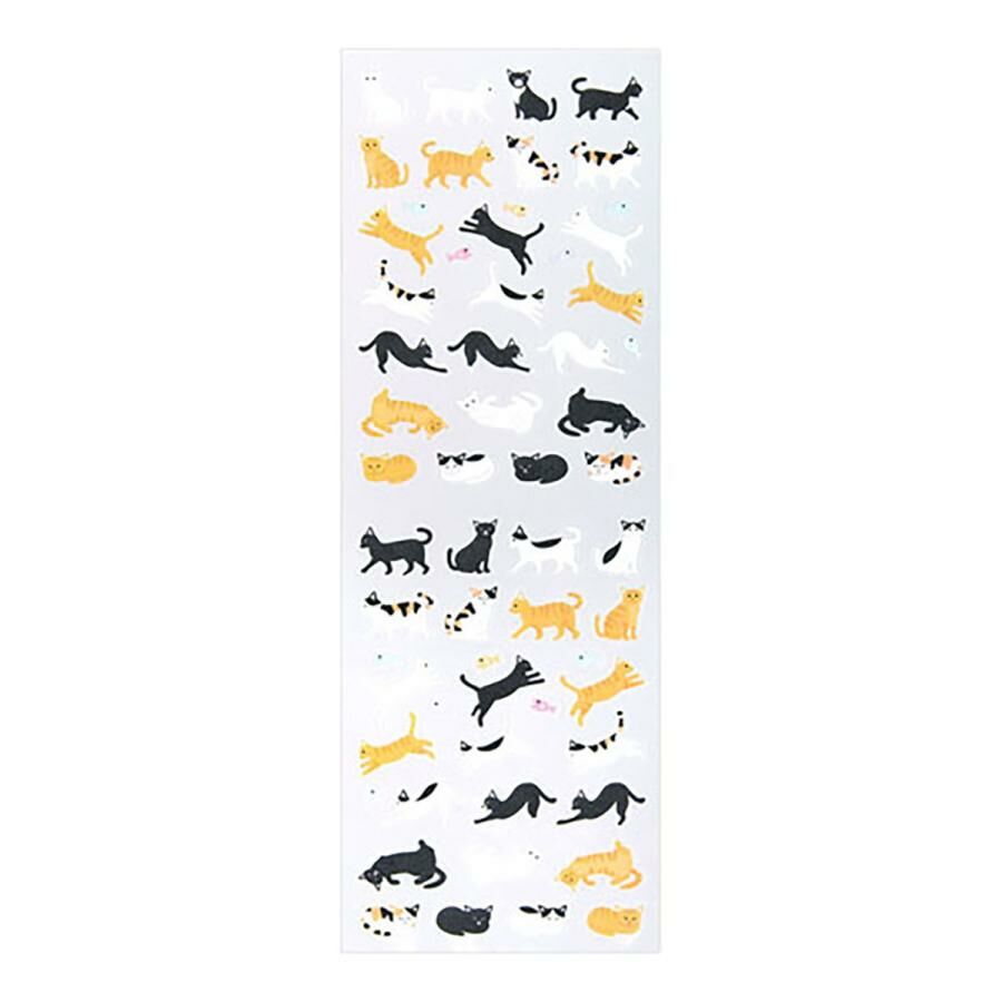 手帳專用貼紙 貓咪｜MIDORI 日本