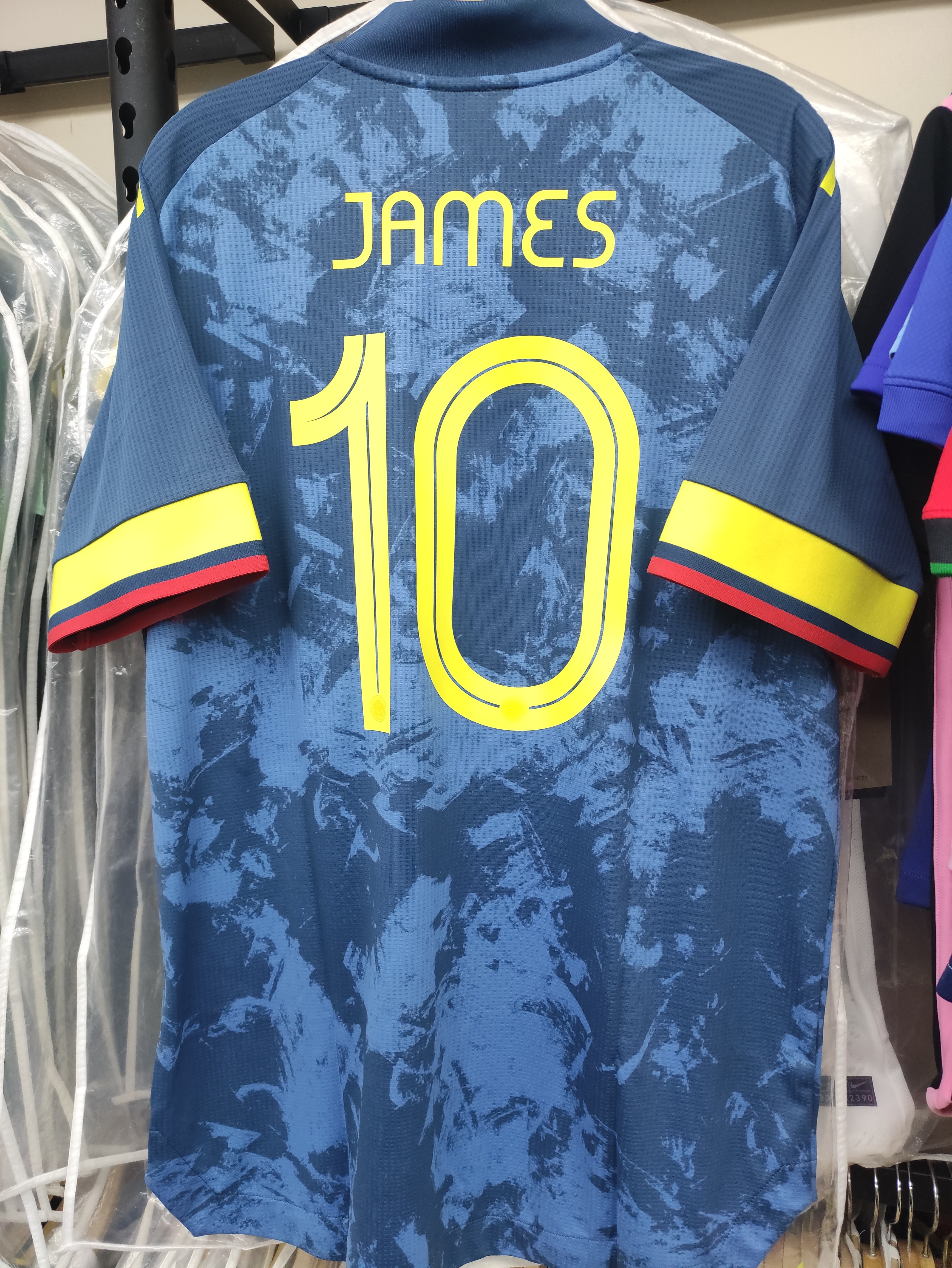 20-22哥倫比亞國家隊作客球員版球衣