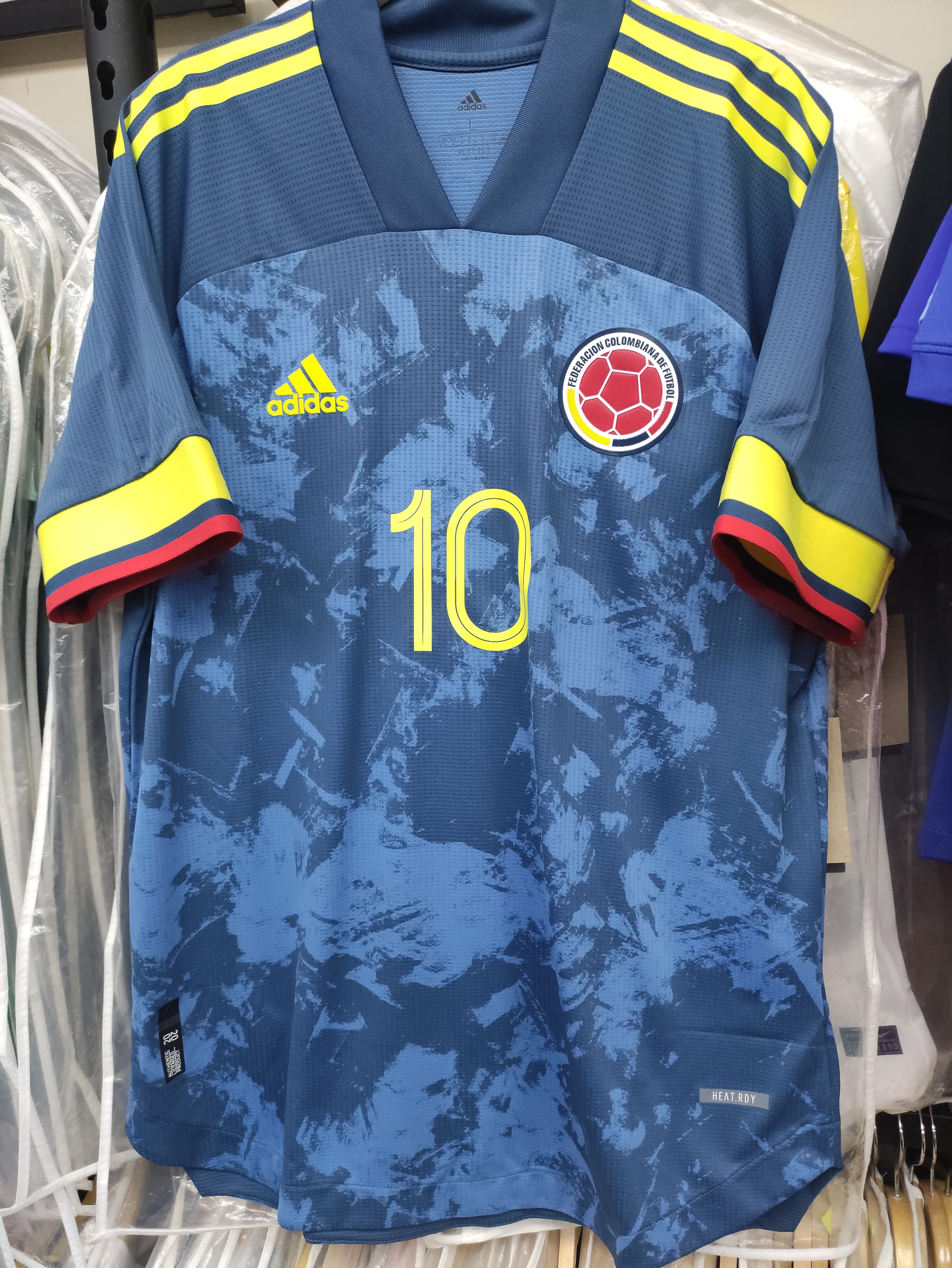 20-22哥倫比亞國家隊作客球員版球衣
