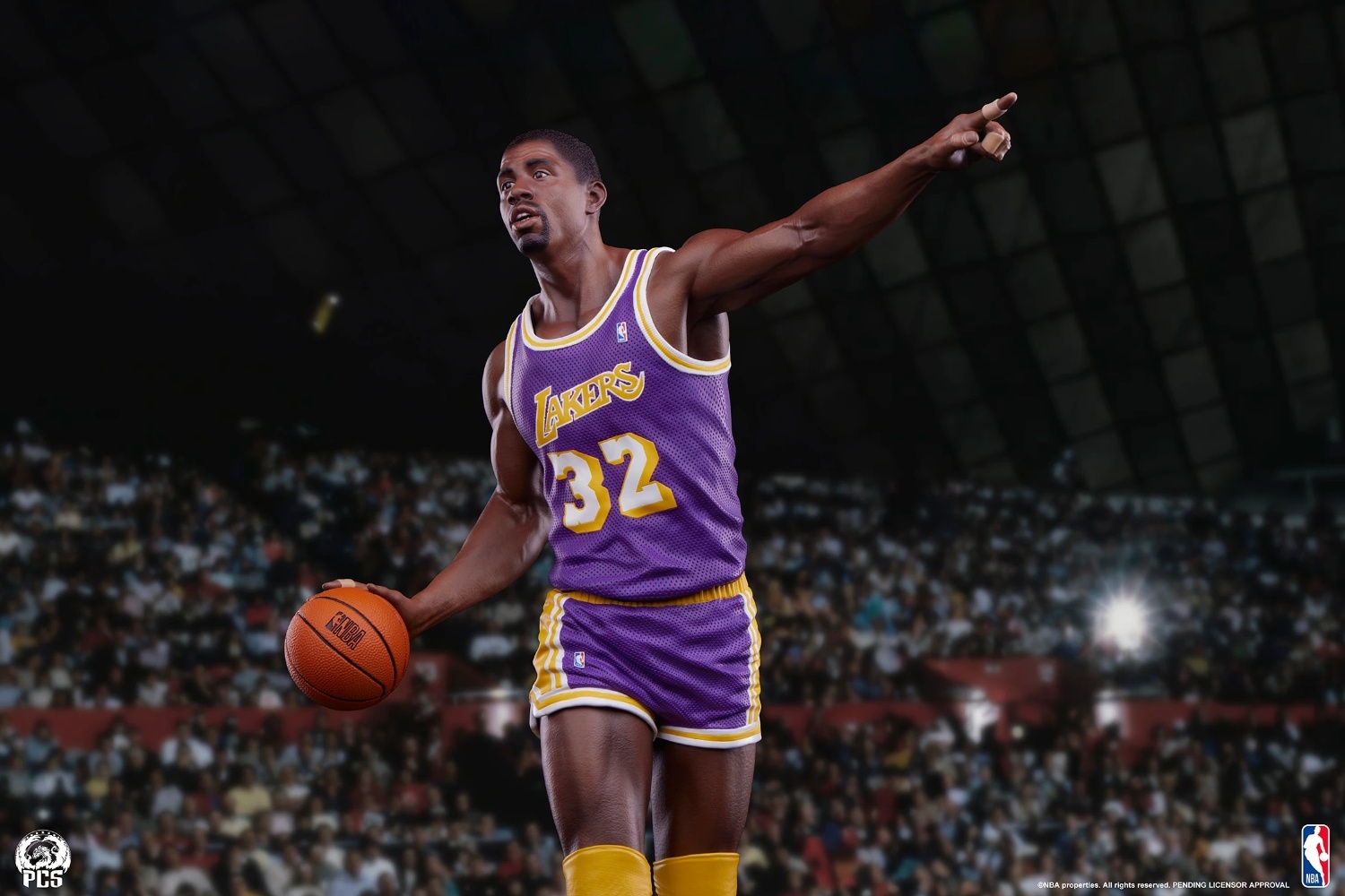 [訂金] Sideshow x PCS：1/4 NBA 球星 - 魔術師約翰遜 Magic Johnson