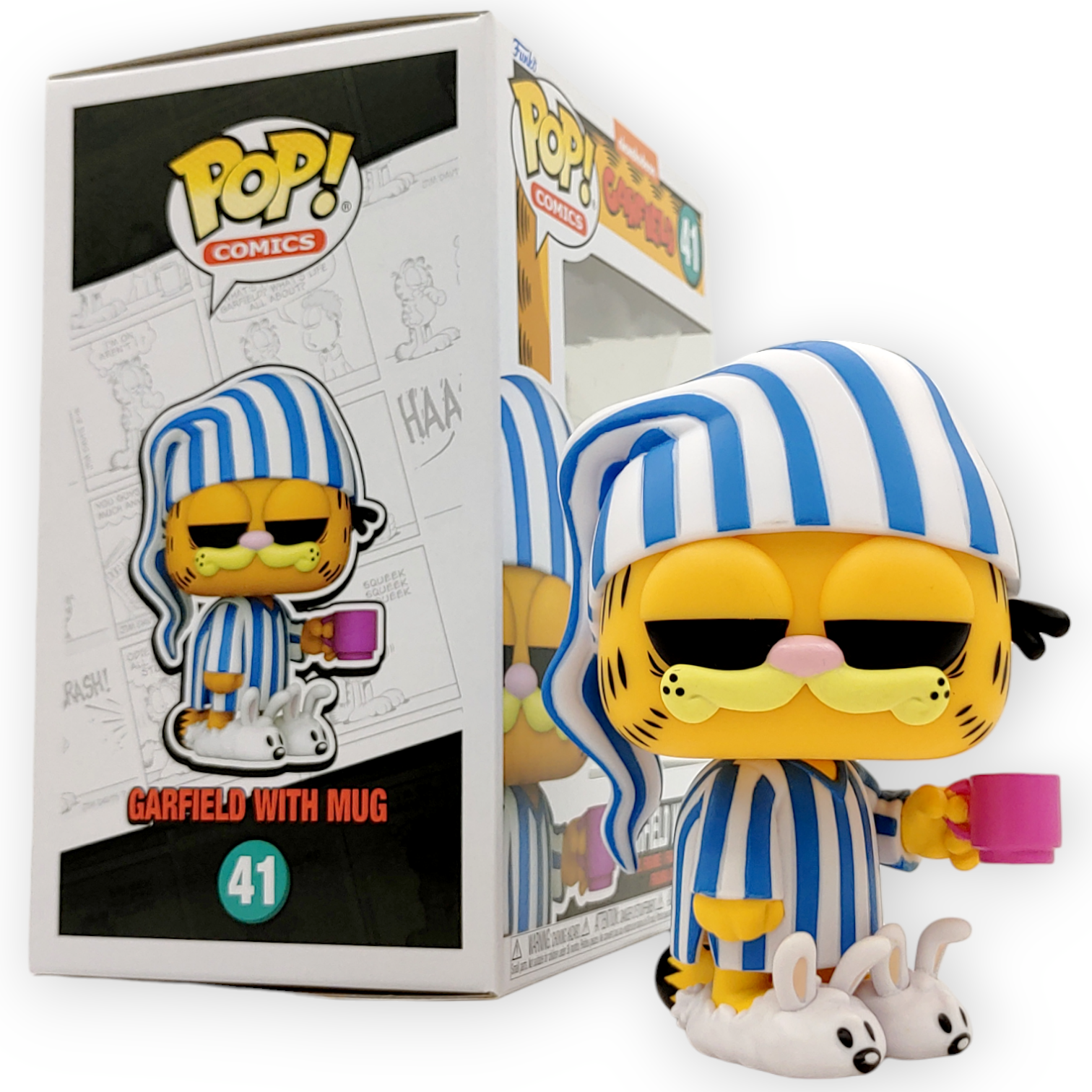 FUNKO POP <加菲貓>加菲貓_起床梳洗-No.41