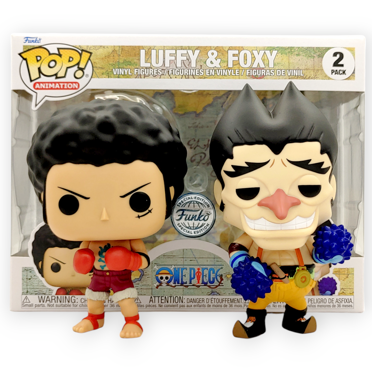 FUNKO POP<One Piece海賊王>路飛與弗克西_拳擊-No.2Pack