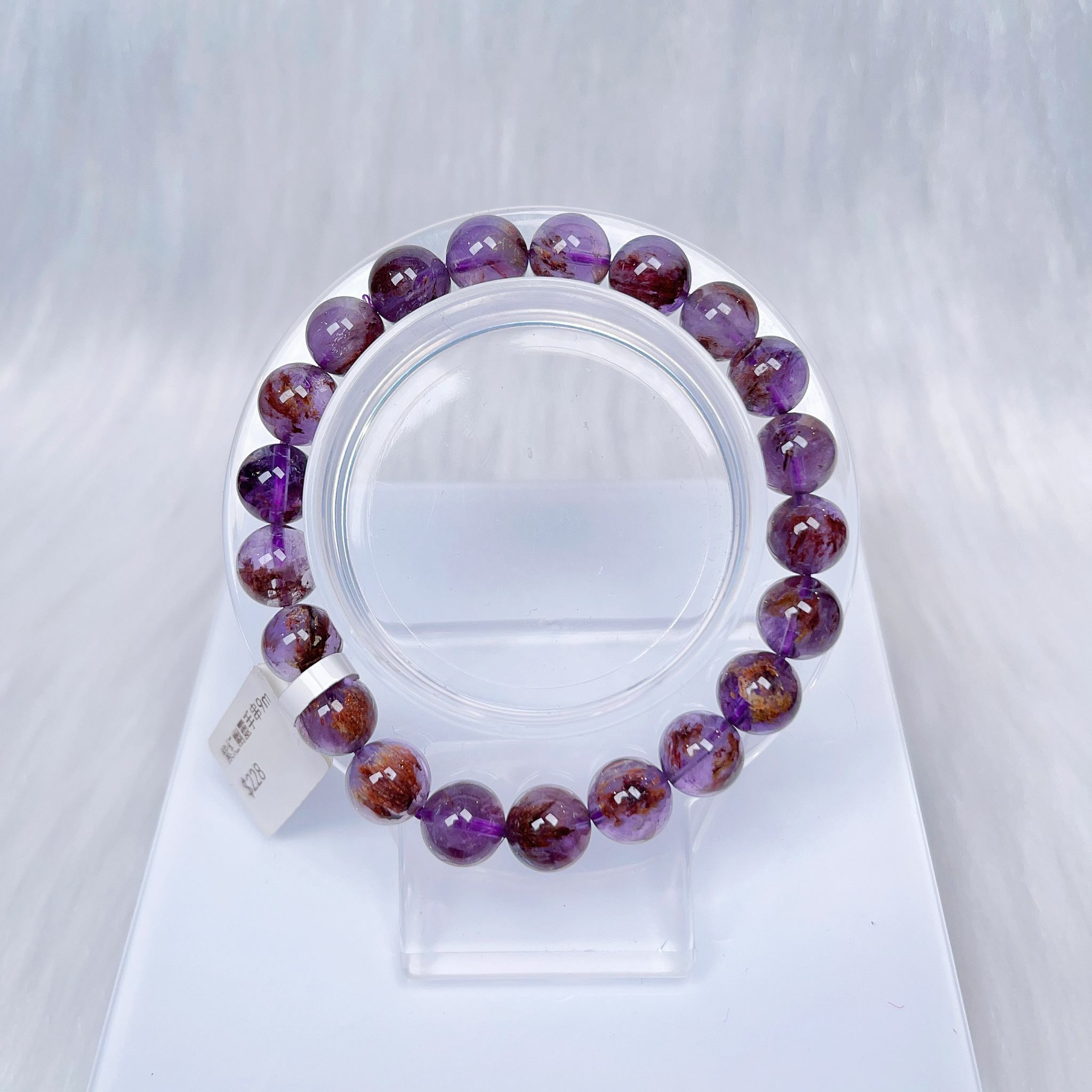 紫紅幽靈手串9m CH1402