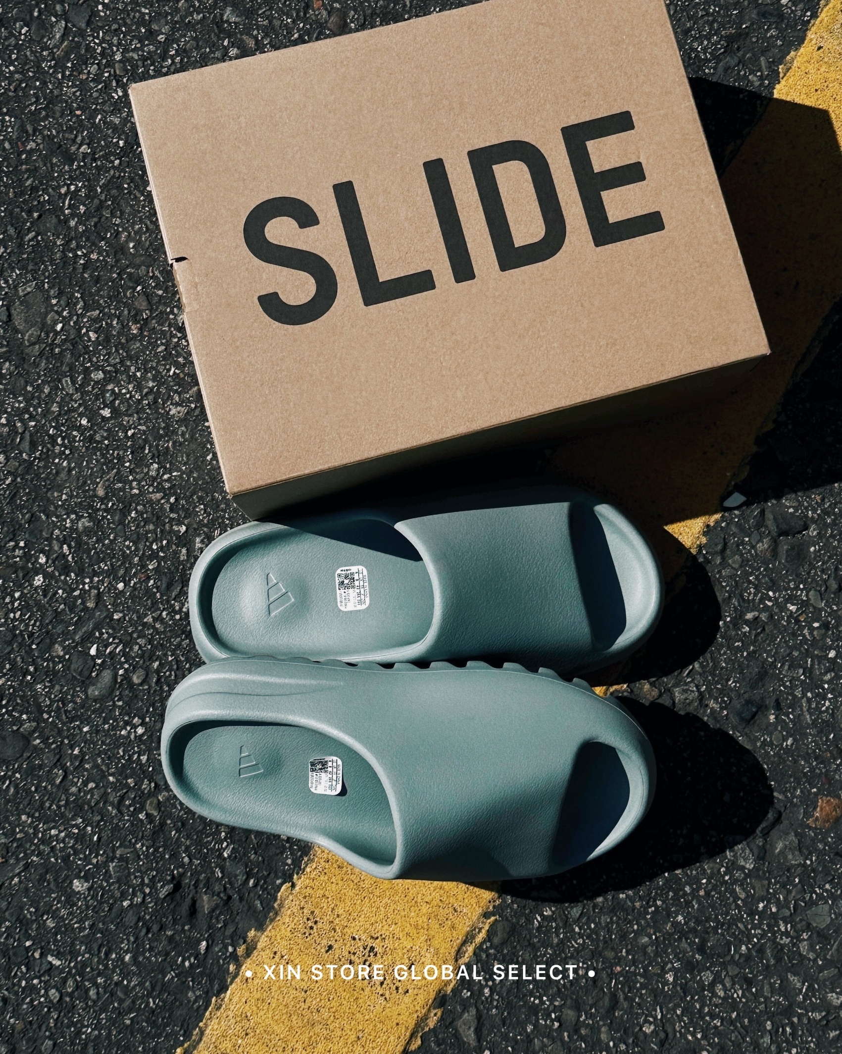 Adidas Yeezy Slide Salt 拖鞋海鹽綠ID5480