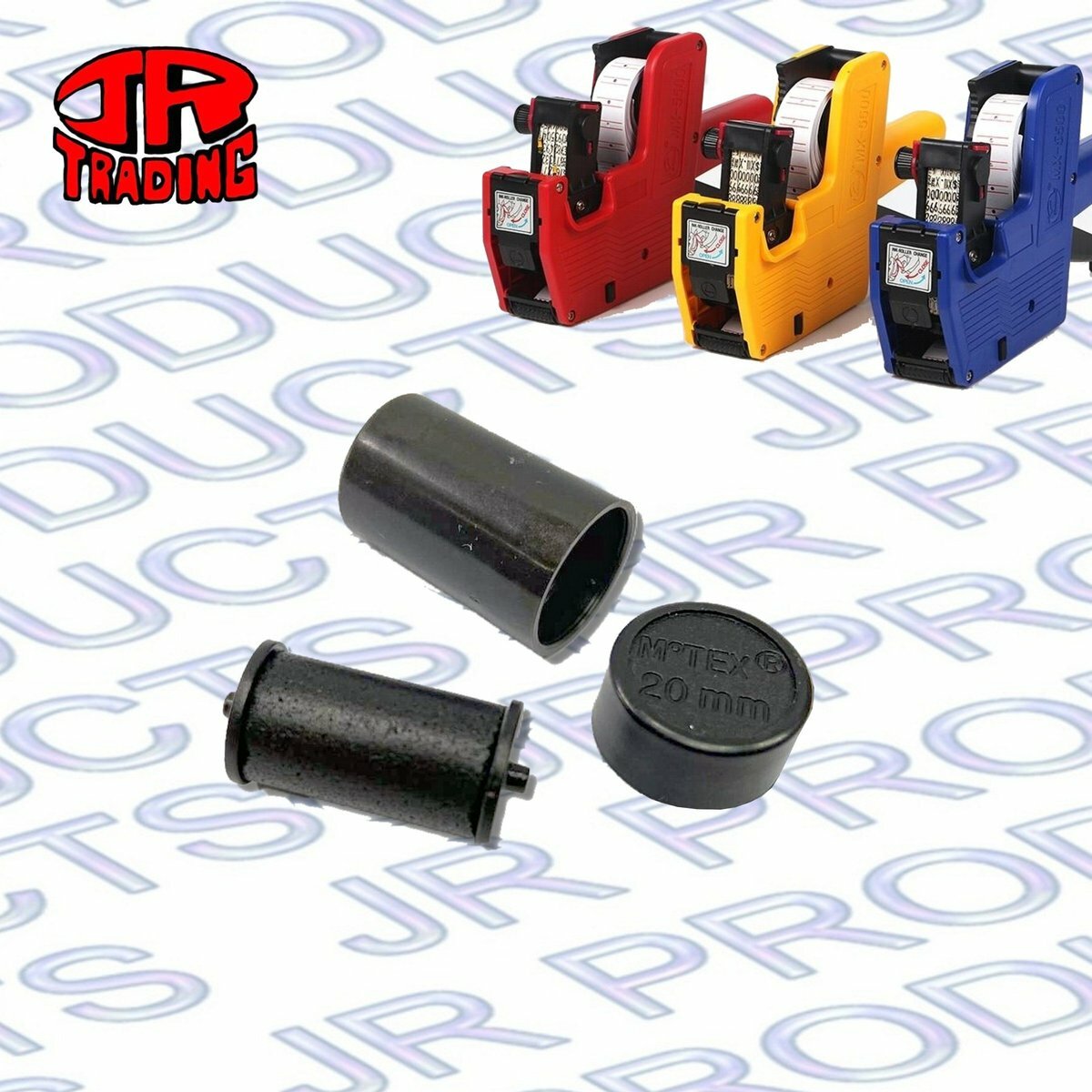 摩戴舒 - 韓國 MOTEX® MX-20 單行銀碼機原裝墨轆(黑色) - 20mm《適合MX-5500 銀碼機》- 1 個