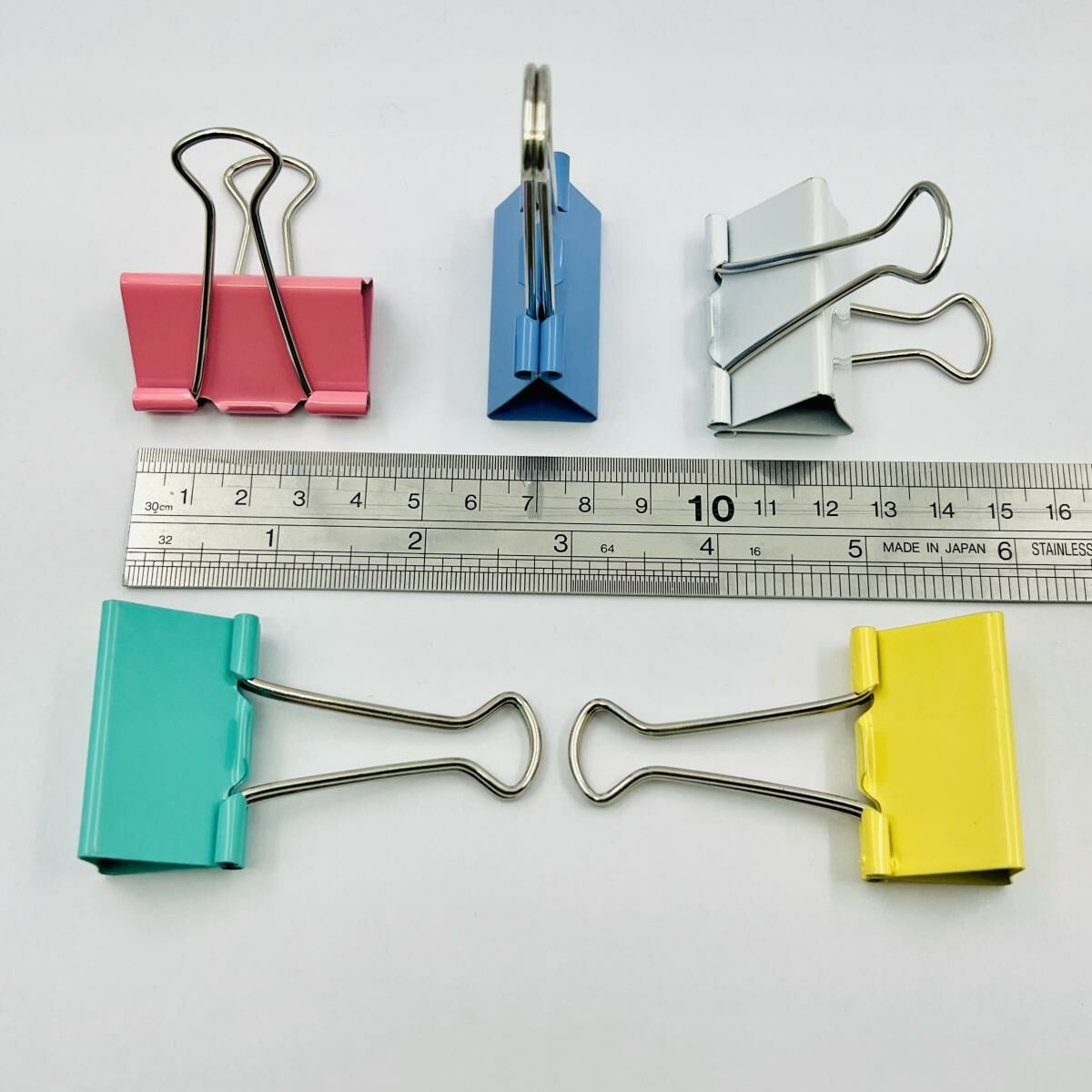 啟行® 粉色 1-5/8寸長尾夾 / 反尾夾, 24個裝 (5色) #11022