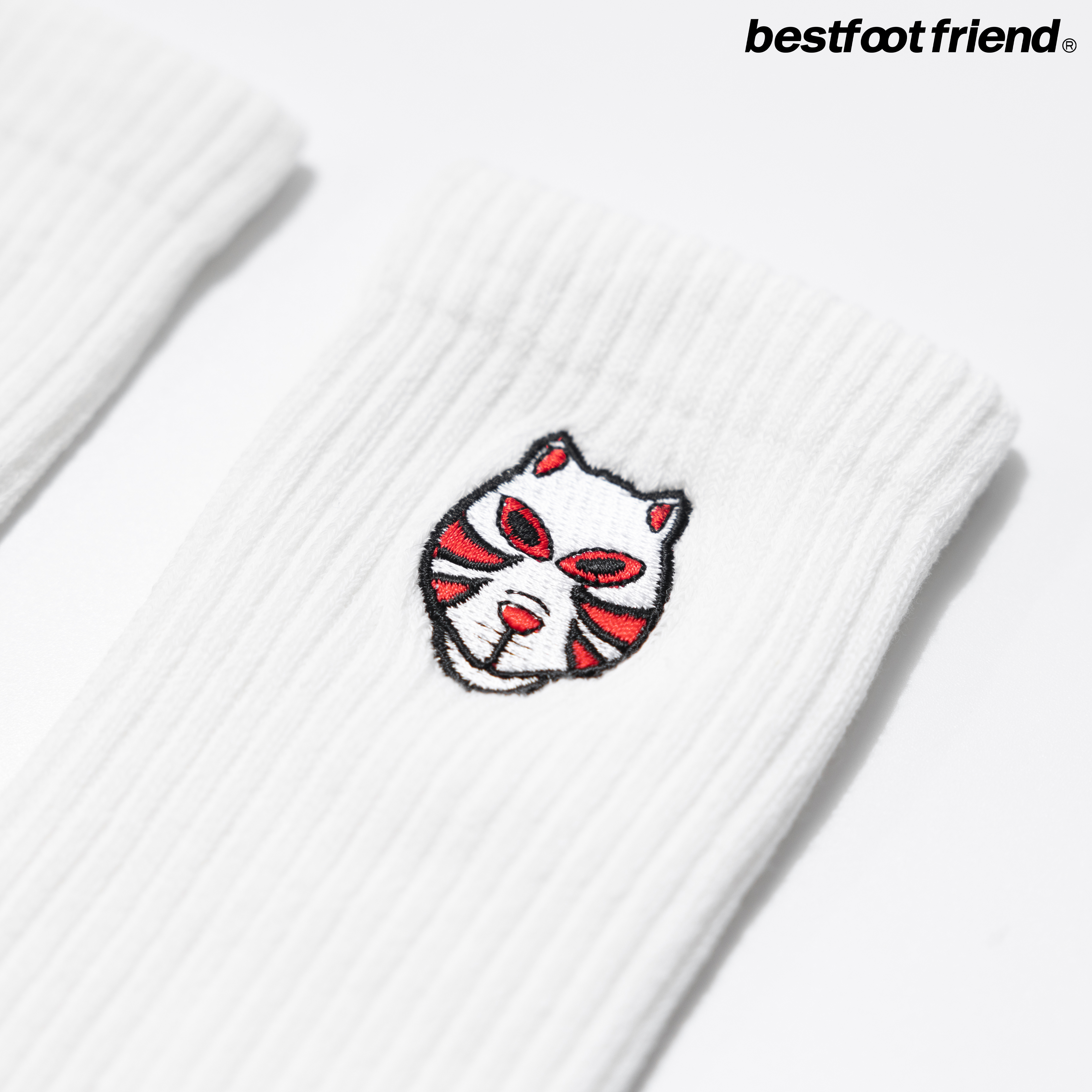 Best Foot Friend Kitsune Mask Socks