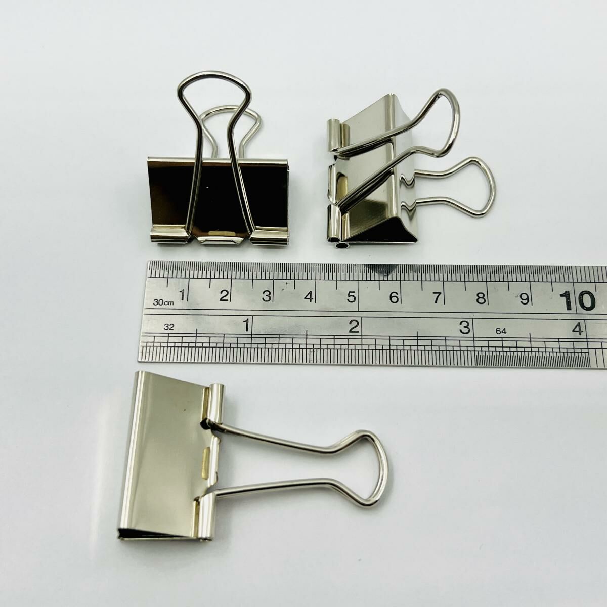 啟行® 銀色 1-1/4寸長尾夾 / 反尾夾, 24個裝 #10432