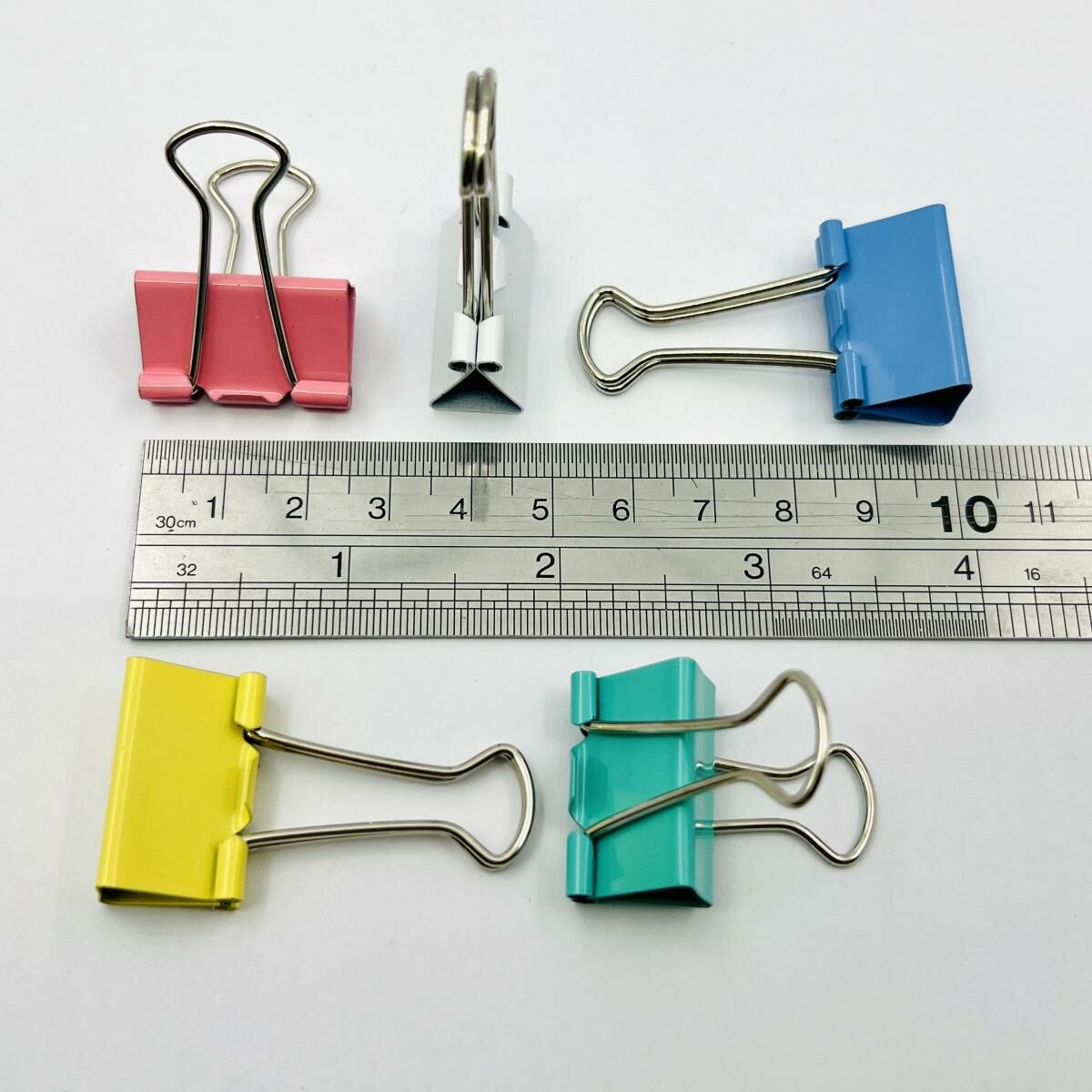 啟行® 粉色 1寸長尾夾 / 反尾夾, 48個裝 (5色) #11044