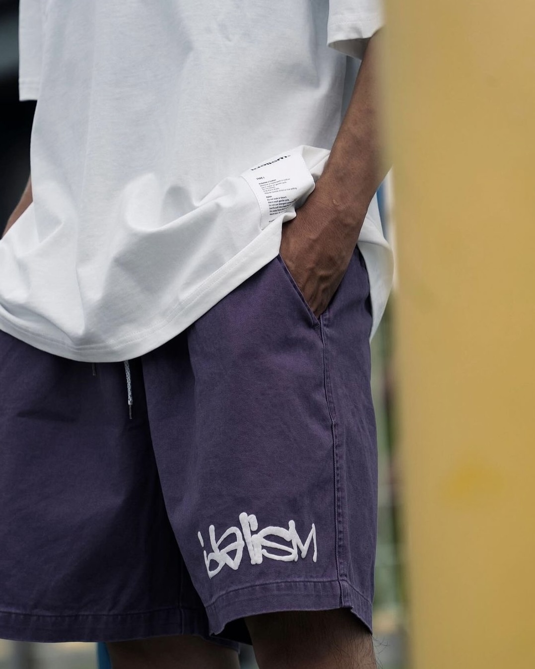 IDEALISM IDE Washed Logo Shorts 水洗 抽繩 短褲 三色