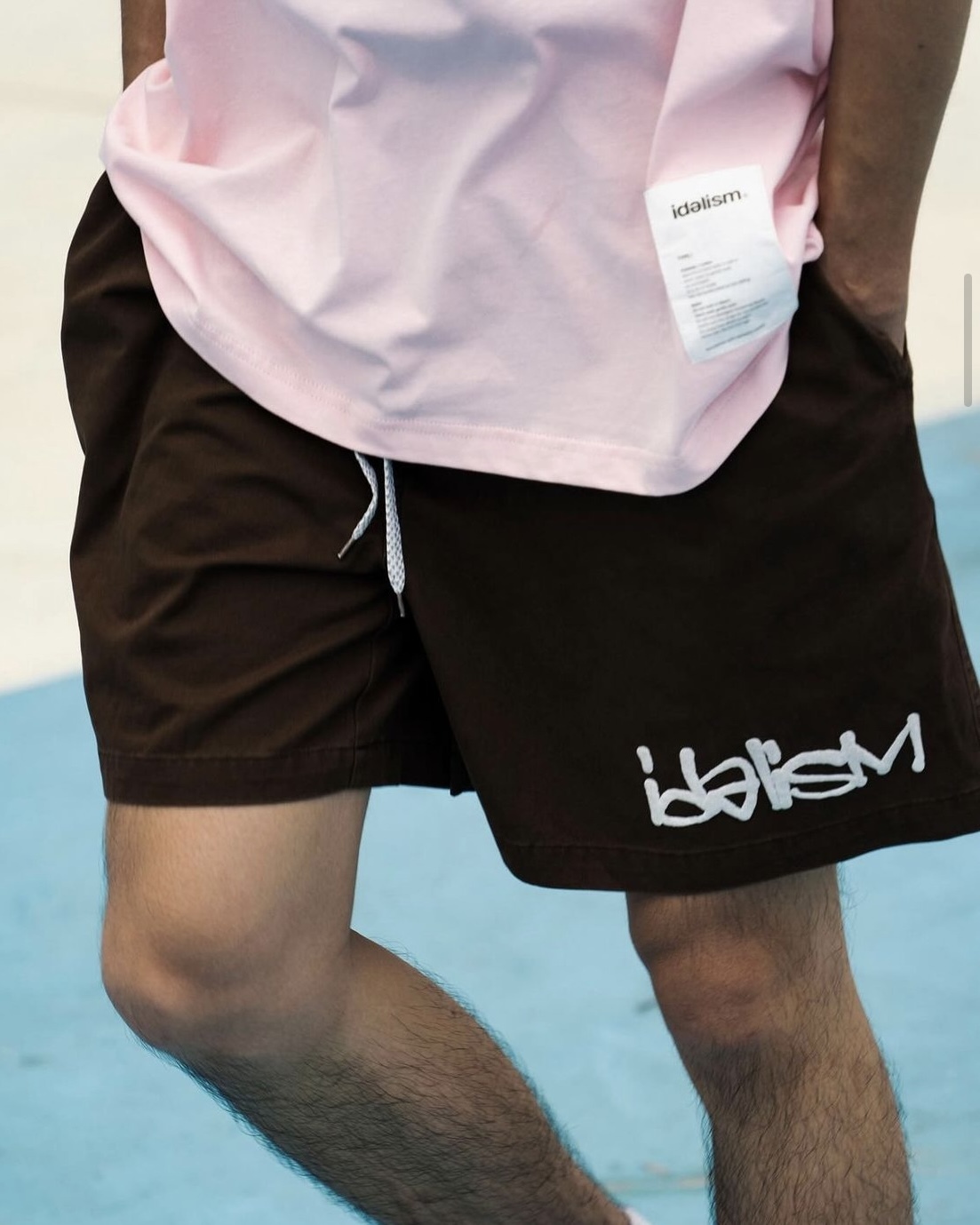 IDEALISM IDE Washed Logo Shorts 水洗 抽繩 短褲 三色