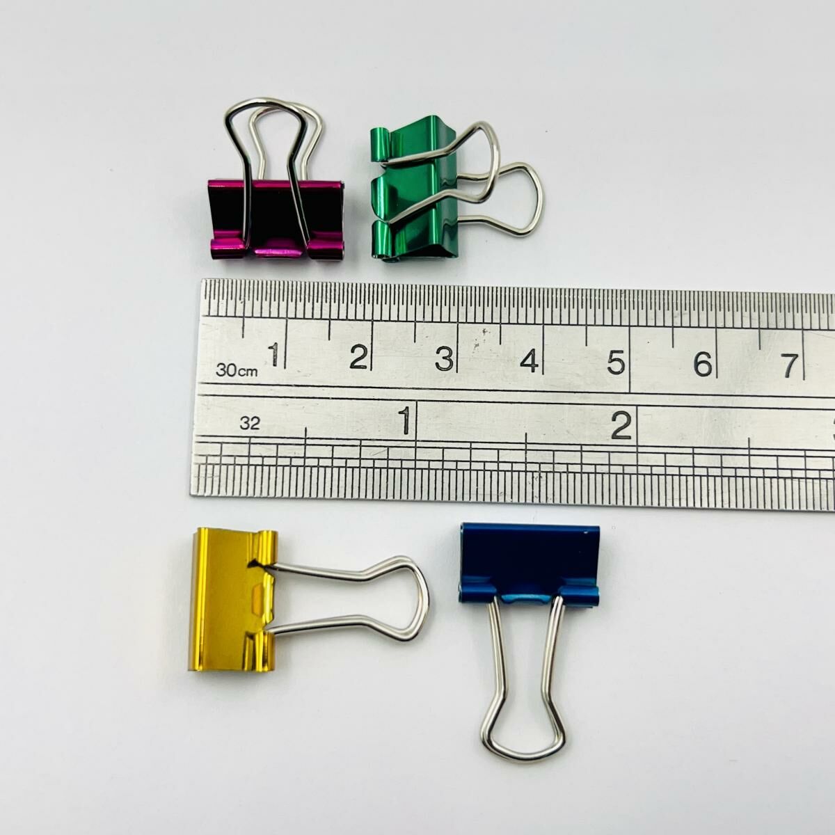 啟行® 金屬色 9/16寸長尾夾 / 反尾夾, 60個裝 (5色) #11715