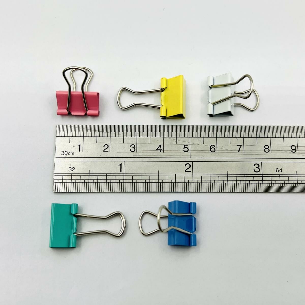 啟行® 粉色 9/16寸長尾夾 / 反尾夾, 60個裝 (5色) #11066