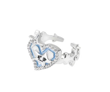 VSCH "星河軌道系列" 愛心滴釉塗鴉戒指