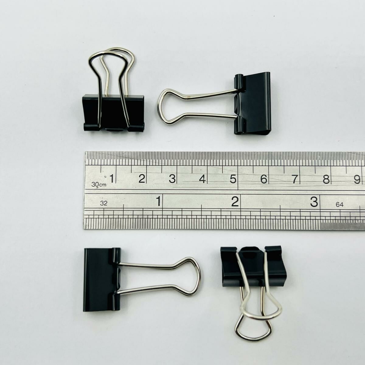 啟行® 黑色 3/4寸長尾夾 / 反尾夾, 40個裝 #10955