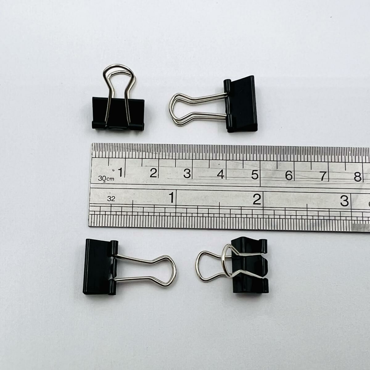 啟行® 黑色 9/16寸長尾夾 / 反尾夾, 60個裝 #10966