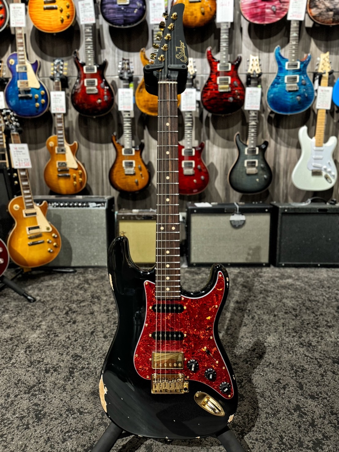 Suhr Custom Classic Antique Black Gold WL特製款 電吉他 公司貨【宛伶樂器】