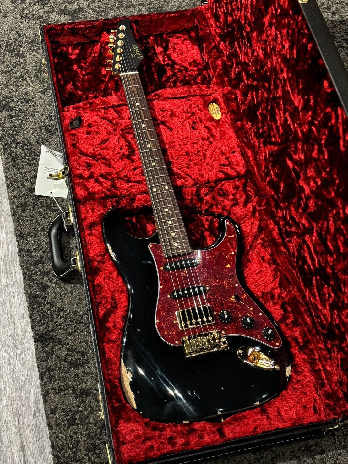 Suhr Custom Classic Antique Black Gold WL特製款 電吉他 公司貨【宛伶樂器】