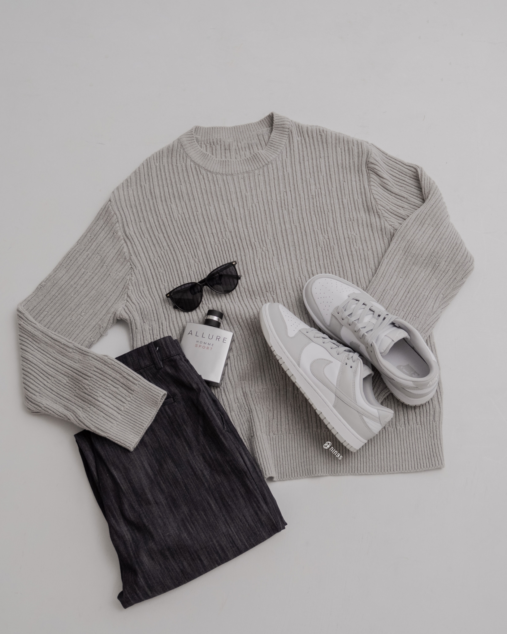 【現貨】NIKE M DUNK LOW GREY FOG 質感灰 DD1391103