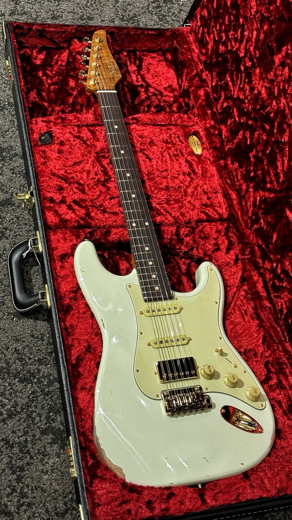 Suhr Custom Classic Antique White Gold WL特製款 電吉他【宛伶樂器】