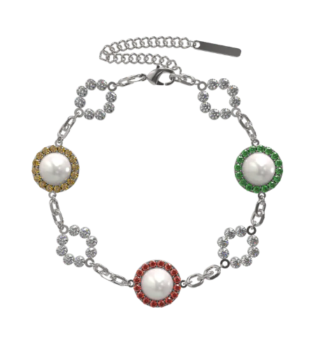 VSCH 龍年限定珍珠愛心手鍊