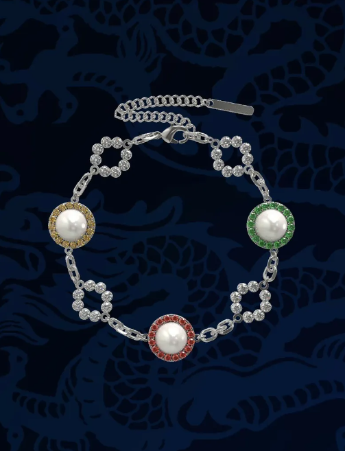 VSCH 龍年限定珍珠愛心手鍊