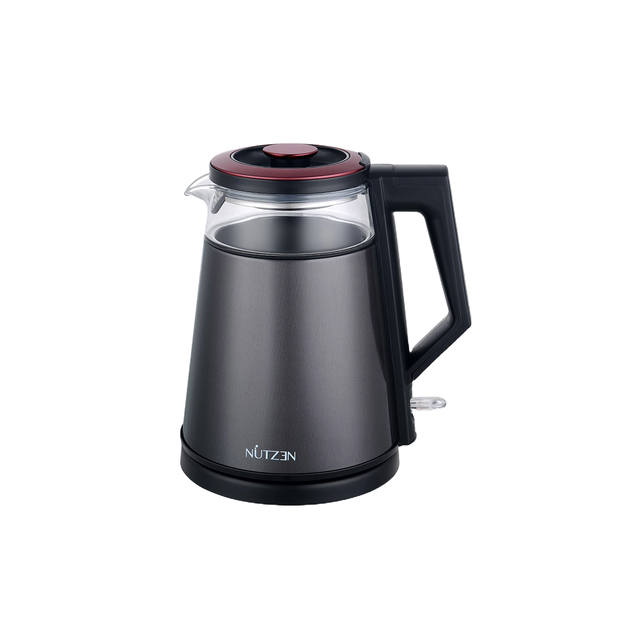 💥陳列清貨價💥 樂斯 Nutzen  NG-120‧雙層防燙玻璃‧無線電熱水煲‧1.2公升‧香港行貨‧