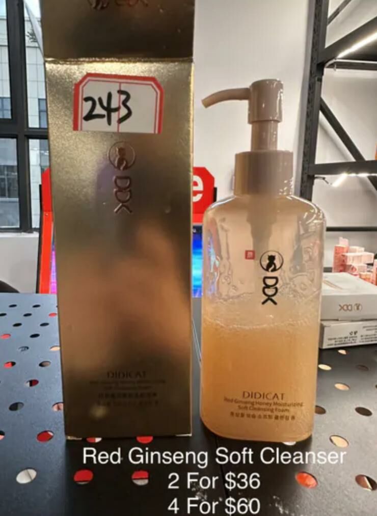 RED GINSENG SOFT CLEANSER (5 FOR $60)