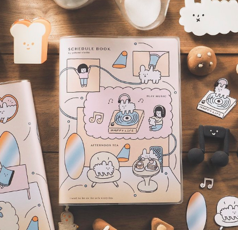 右手超人｜秘密基地 方格筆記本