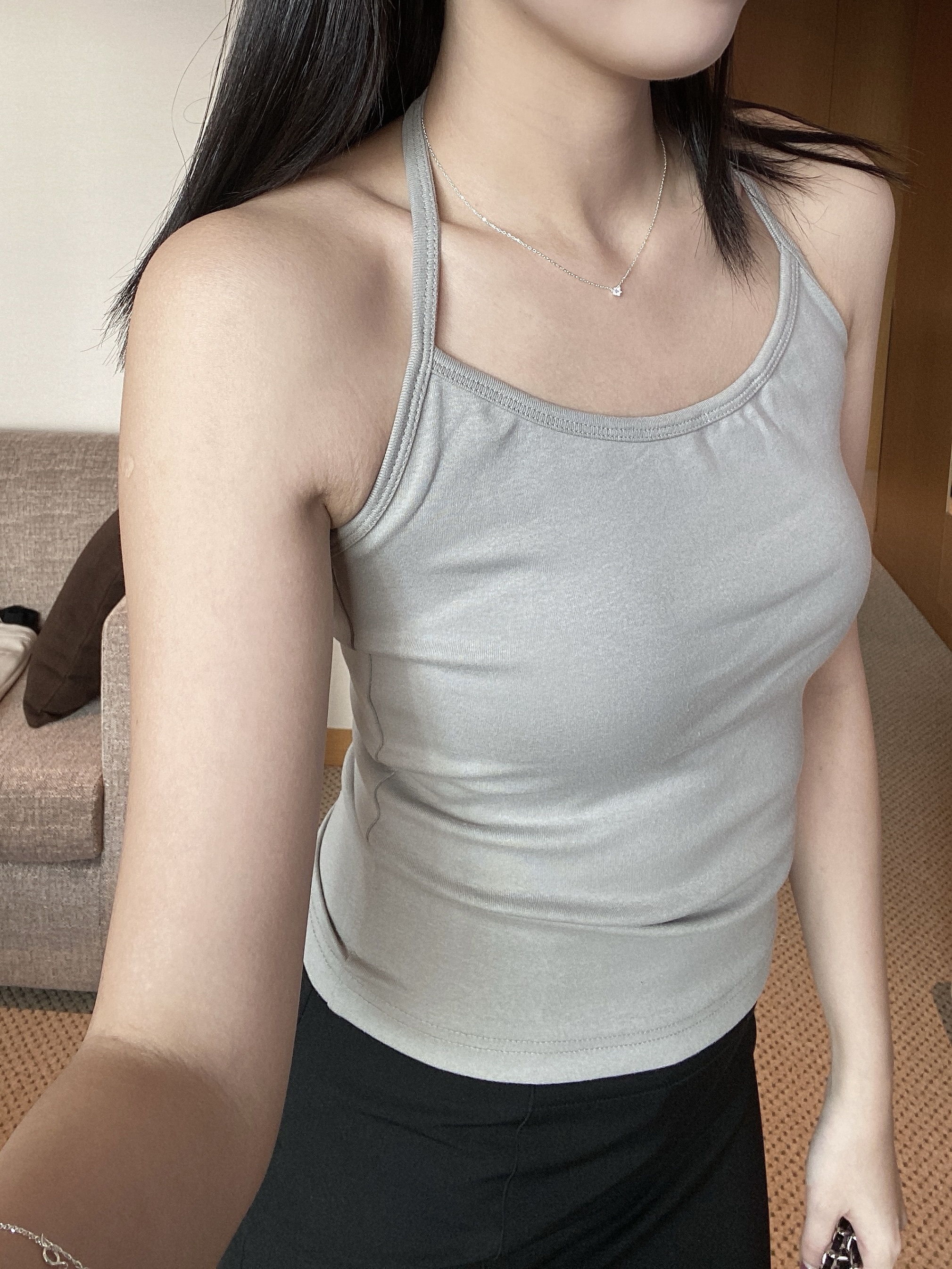 J33單鑽項鍊-925純銀