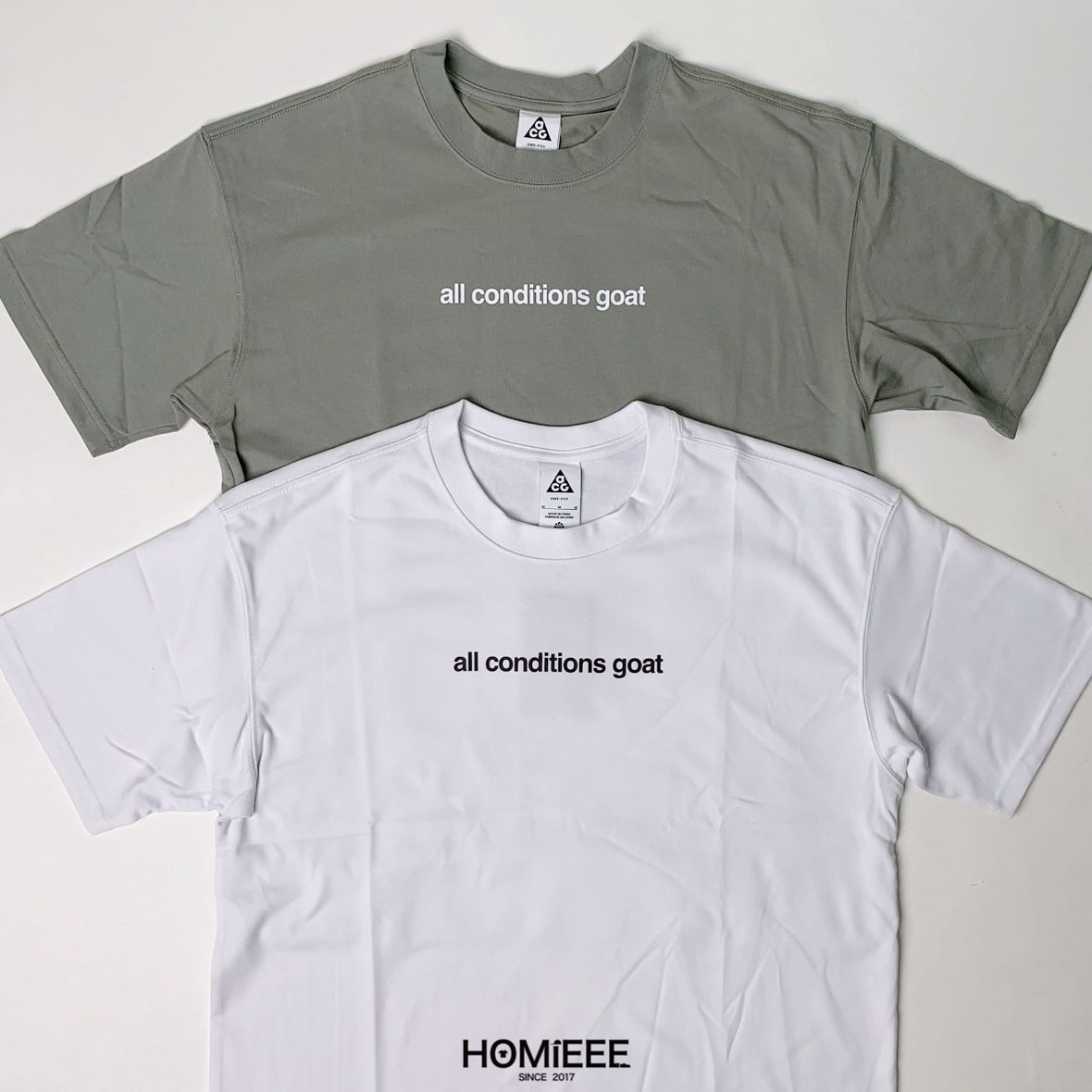 Nike ACG NRG 短袖 GOAT 山羊 厚磅 灰綠 白色 [FV3493]