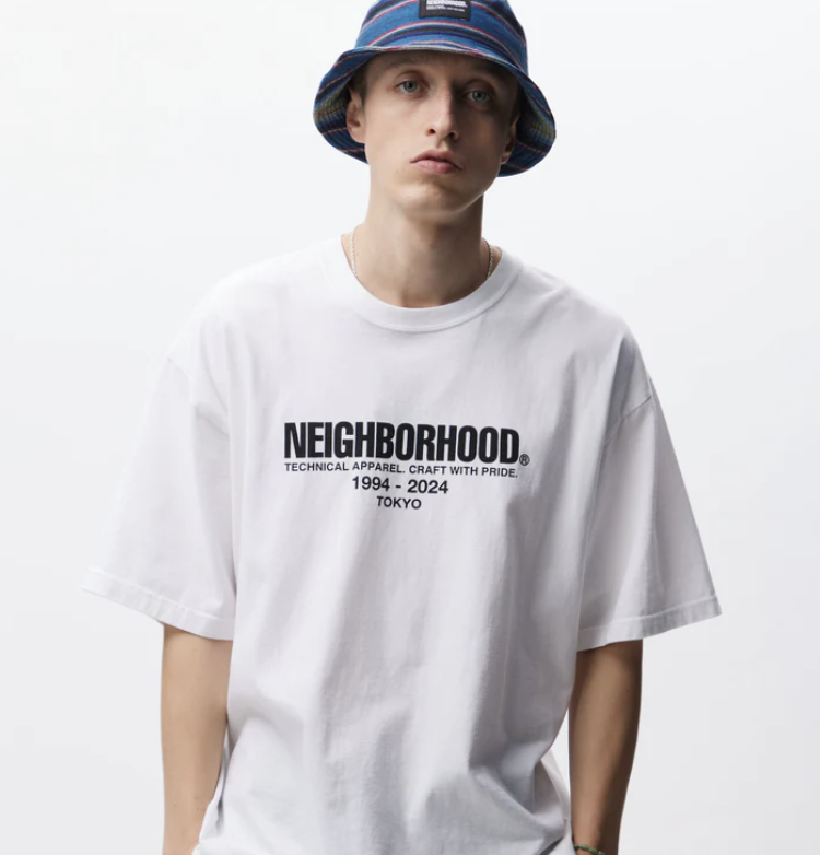 NEIGHBORHOOD♡ NH . TEE SS-2 Neighborhood NH ss-2 t-shirt | WHITE×BLACK | SEVENSTORE
