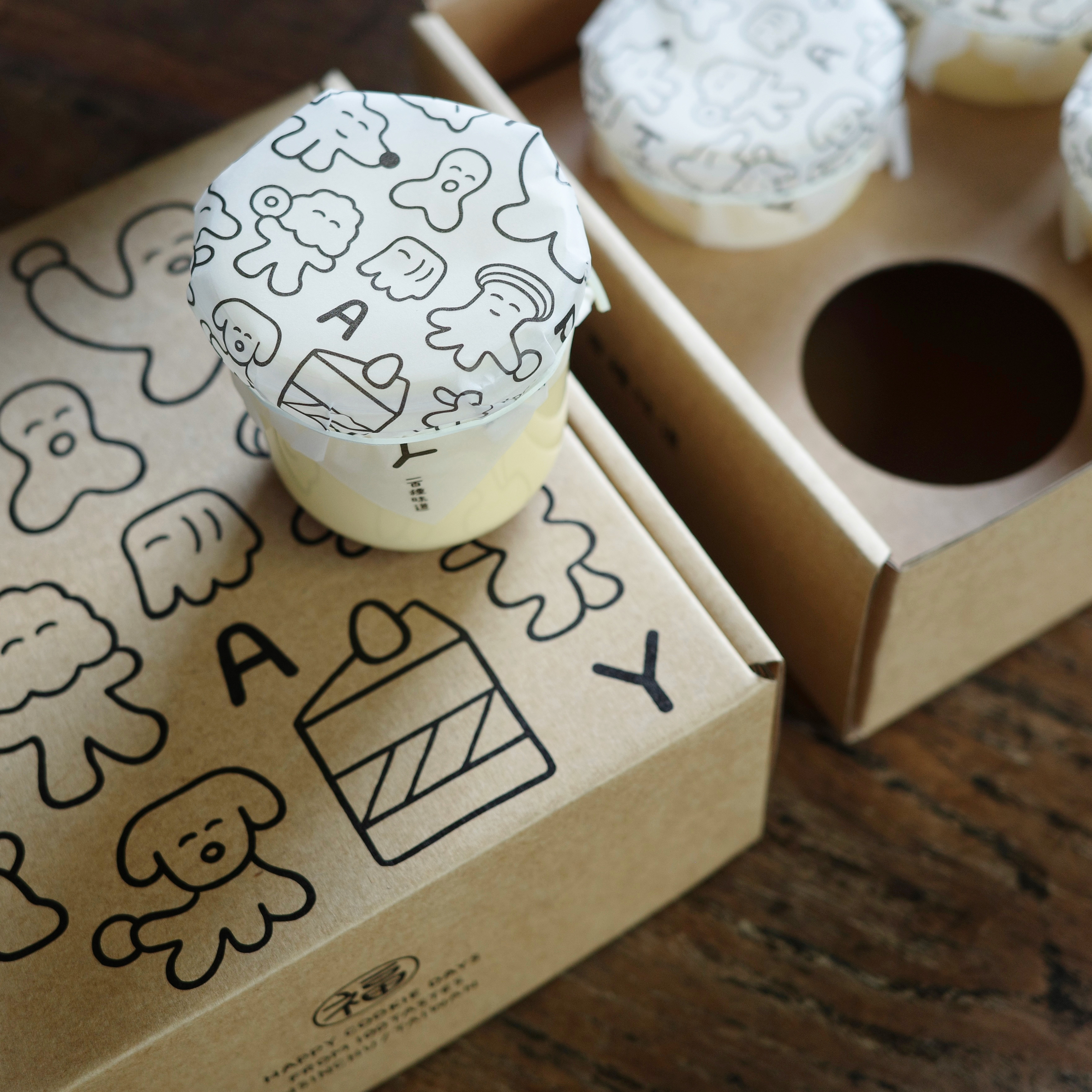 一百分的焦糖布丁禮盒    (4入)