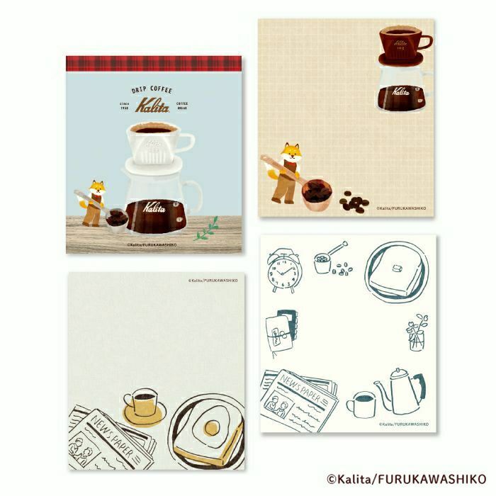 [Limited] Furukawashiko x Kalita Memo Pad－Morning (Japanese Stationery Brand)