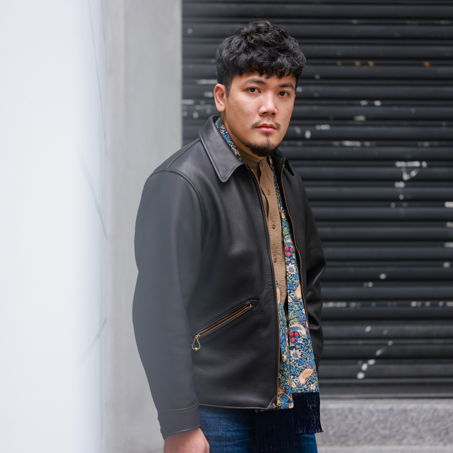 DAPPERS - 30s THURLOWS 實名復刻重磅鹿皮製SPORTS JACKET