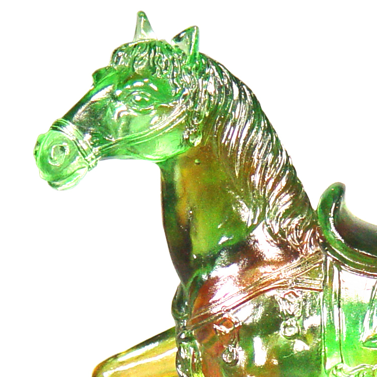 鹿港窯禮品館│琉璃擺件 前程似錦馬到成功 一馬當先/走馬上任 桌面工藝品 開業開市禮品 辦公室裝飾品 高檔禮品