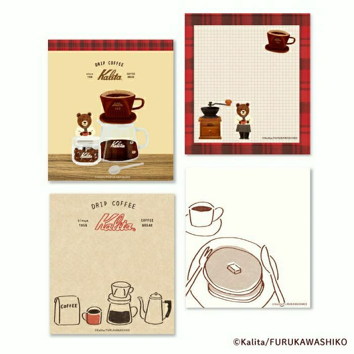 [Limited] Furukawashiko x Kalita Memo Pad－After Lunch (Japanese Stationery Brand)