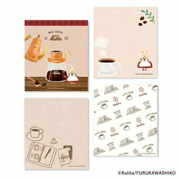 [Limited] Furukawashiko x Kalita Memo Pad－Afternoon (Japanese Stationery Brand)