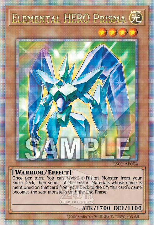 ES01-AE004 Elemental Hero Prisma(E・HERO 稜鏡人)